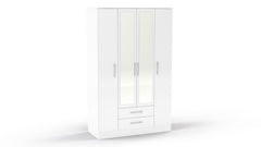 Lynx 4 Door 2 Drawer Wardrobe