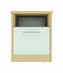 Linea Bedside with cupboard & shelf