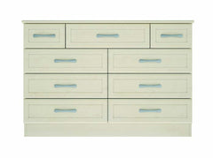 Roma 9 Drawer Wide Chest