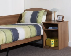 Robust Bedside with Open Shelf