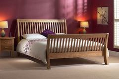 Violet Solid Oak Bed