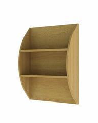 Wall Mounted Curved Bookcase