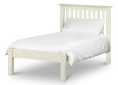 Strong White Solid Pine Bed