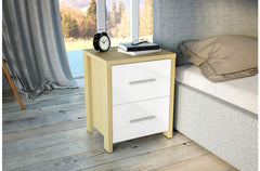 Cruz 2 Drawer Bedside