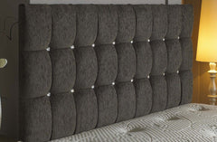 Orleans Diamonte Chenille Headboard
