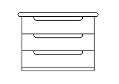 Robust 3 Drawer Chest