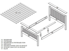 Barcelona Bed Construction
