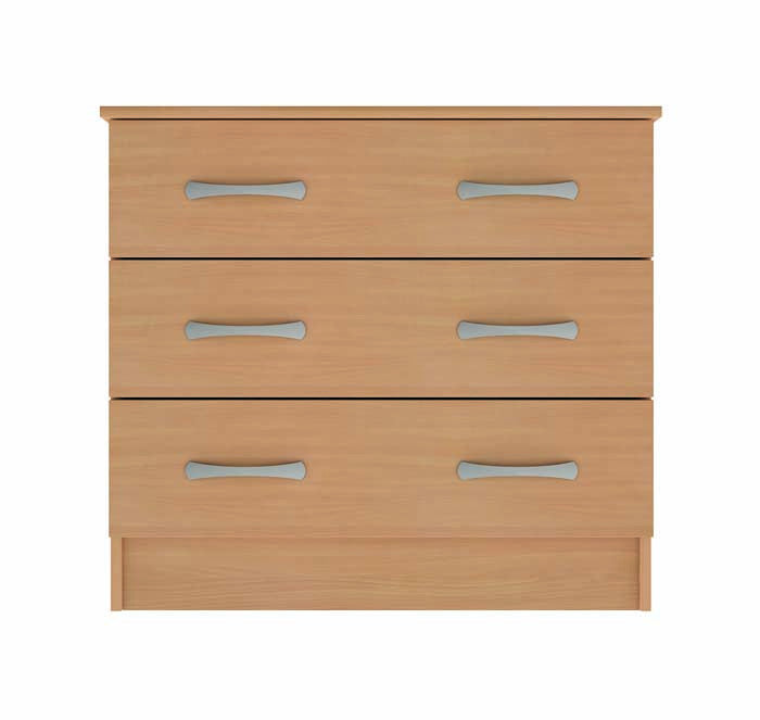 Classic 3 Drawer Wide Chest