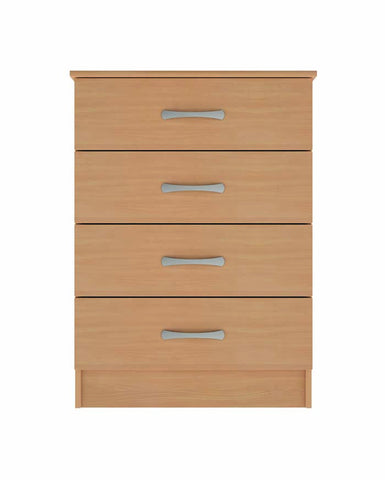 Classic Bedside 4 Drawer
