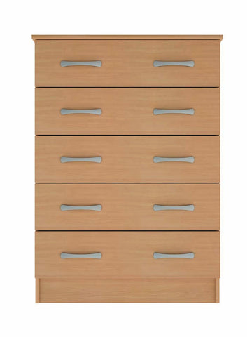 Classic 5 Drawer Wide Chest