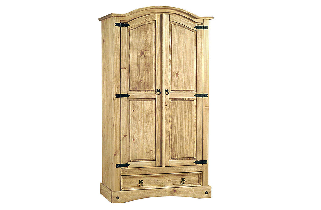 Corona 2 Door 1 Drawer Wardrobe