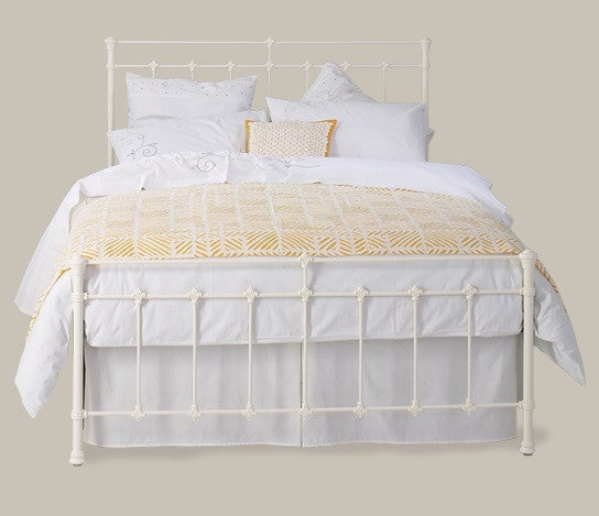 Ivory Wrought Iron Bed For Heavy People