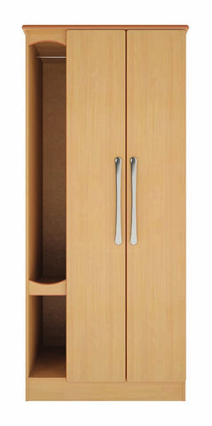Harley Dementia 30'' Double Door Wardrobe