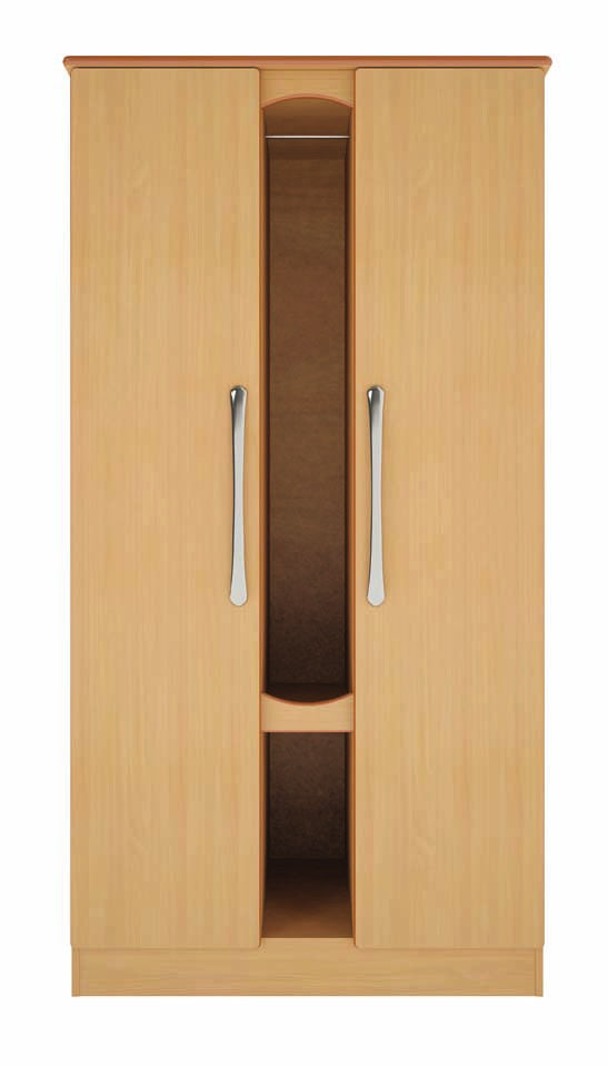 Harley Dementia Wide Double Door Wardrobe