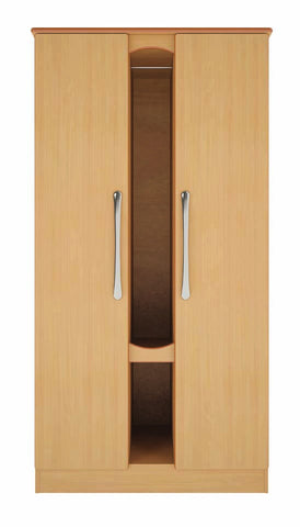 Harley Dementia Wide Double Door Wardrobe