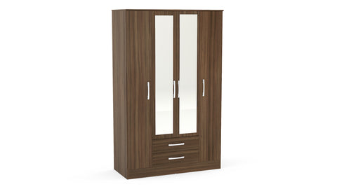 Lynx 4 Door 2 Drawer Wardrobe
