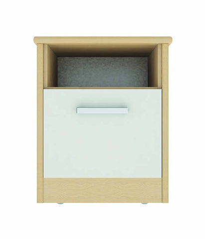 Linea Bedside with cupboard & shelf