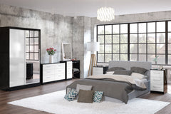 Lynx 4 Door 2 Drawer Wardrobe