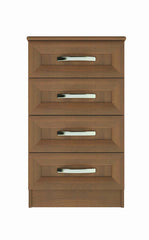 Milan Bedside 4 Drawer