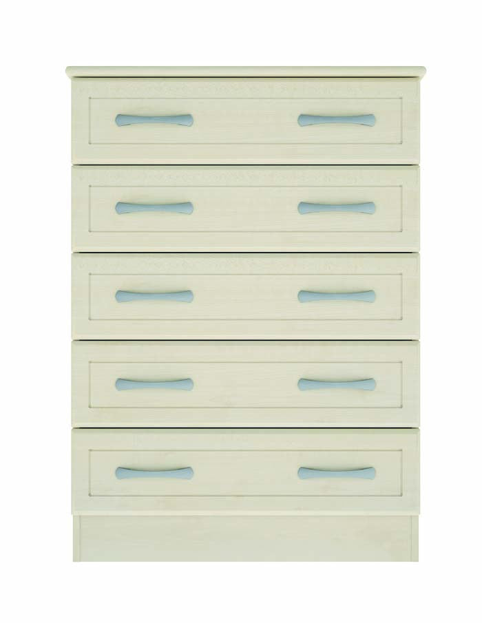 Roma 5 Drawer Wide Chest