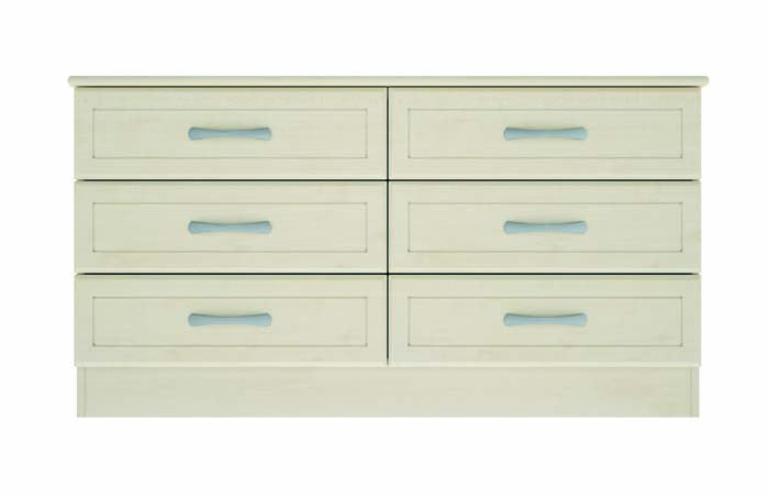 Roma 6 Drawer Wide Chest