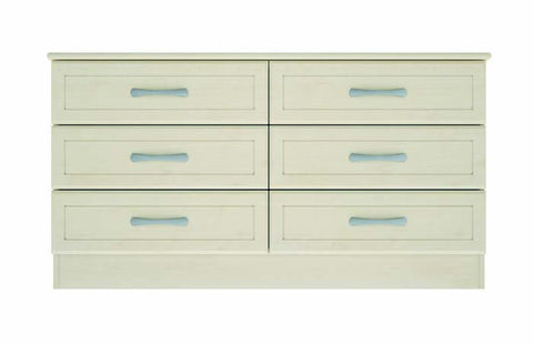 Roma 6 Drawer Wide Chest