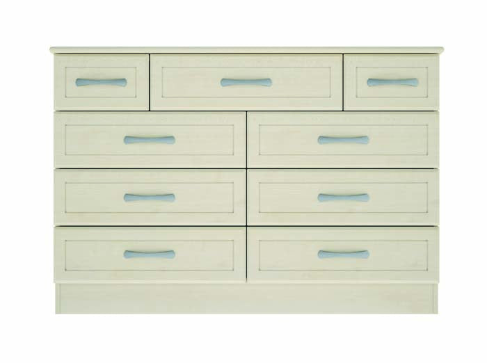 Roma 9 Drawer Wide Chest