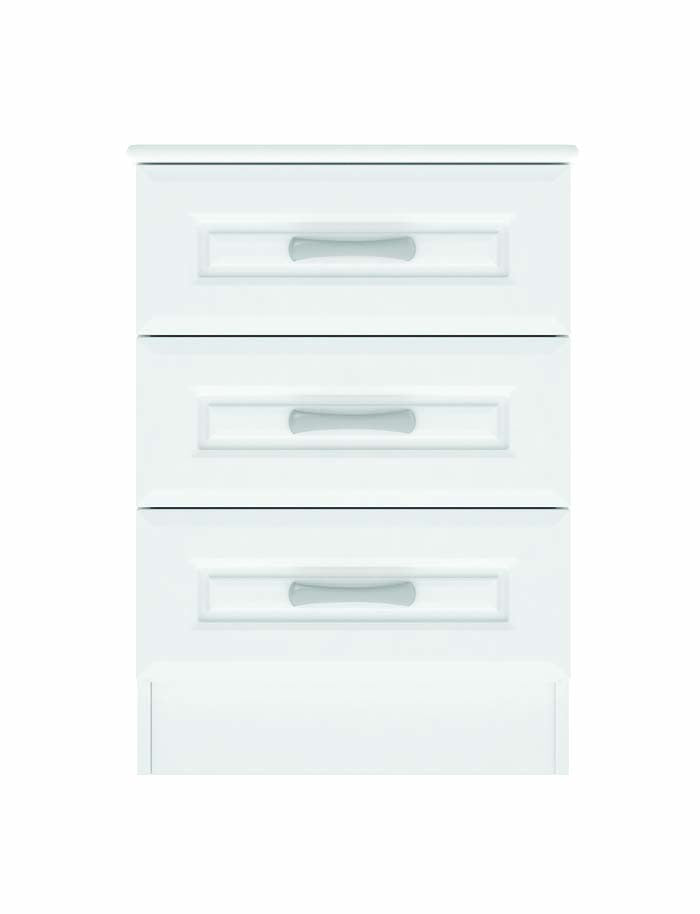 Turin Bedside 3 Drawer