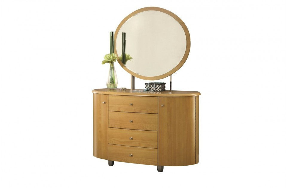 Aztec 4 Drawer Dresser & Mirror Set
