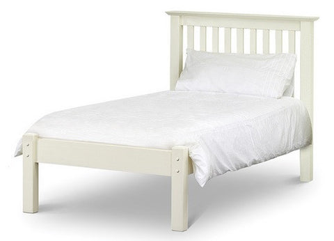 Barcelona Off White Low Foot End Bed