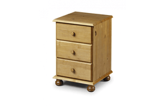 Pickwick 3 Drawer Bedside