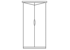 Robust Anti Ligature 270 Double Wardrobe